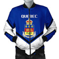 FUNSTUFFPRINT Quebec Coat Of Arms Men Bomber Jacket Lucian Style 3D Bomber Jacket