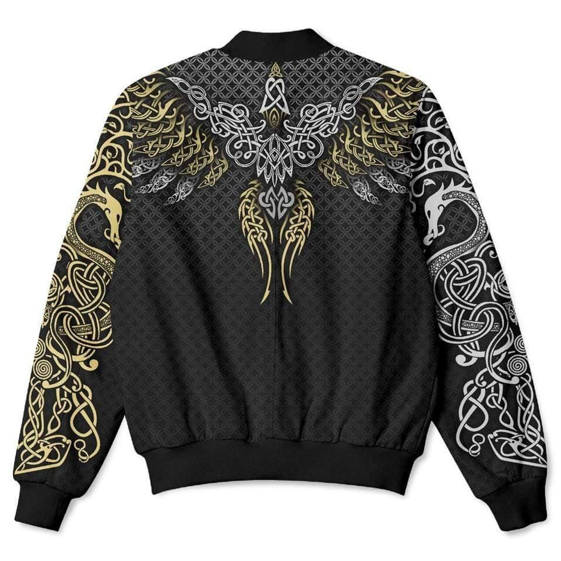 FUNSTUFFPRINT Ravens of Midgard 3D Bomber Jacket