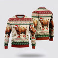 FUNSTUFFPRINT Red Angus Cows Funny Ugly Christmas Sweater, Farm Sweater, Christmas Gift, Best Winter Outfit Christmas Ugly Sweater