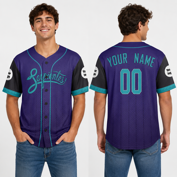 Personalized Arizona Baseball Jersey – Purple City-Inspired Style, Custom Name & Number for Kids & Adults