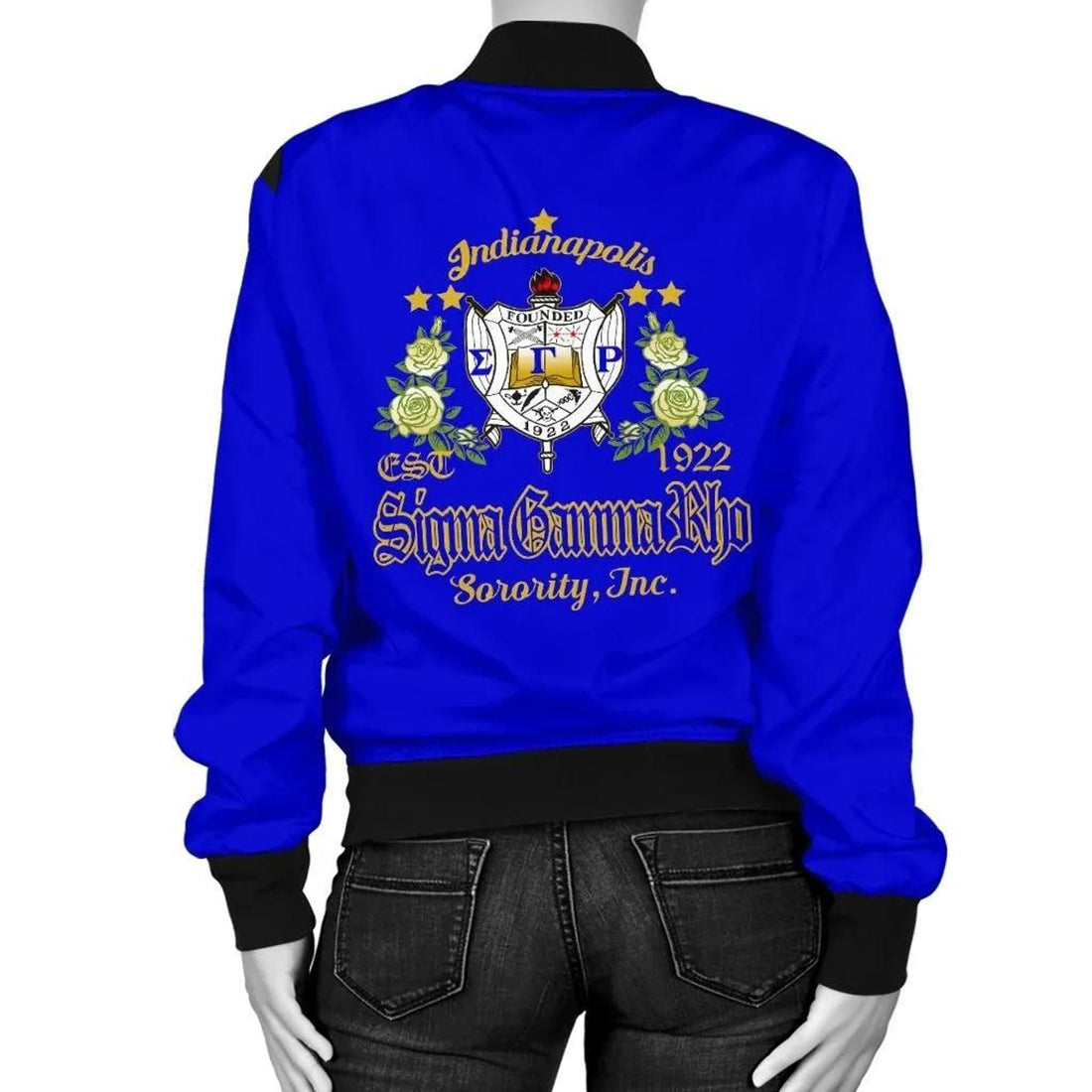 FUNSTUFFPRINT SIGMA GAMMA RHO Women's 3D Bomber Jacket
