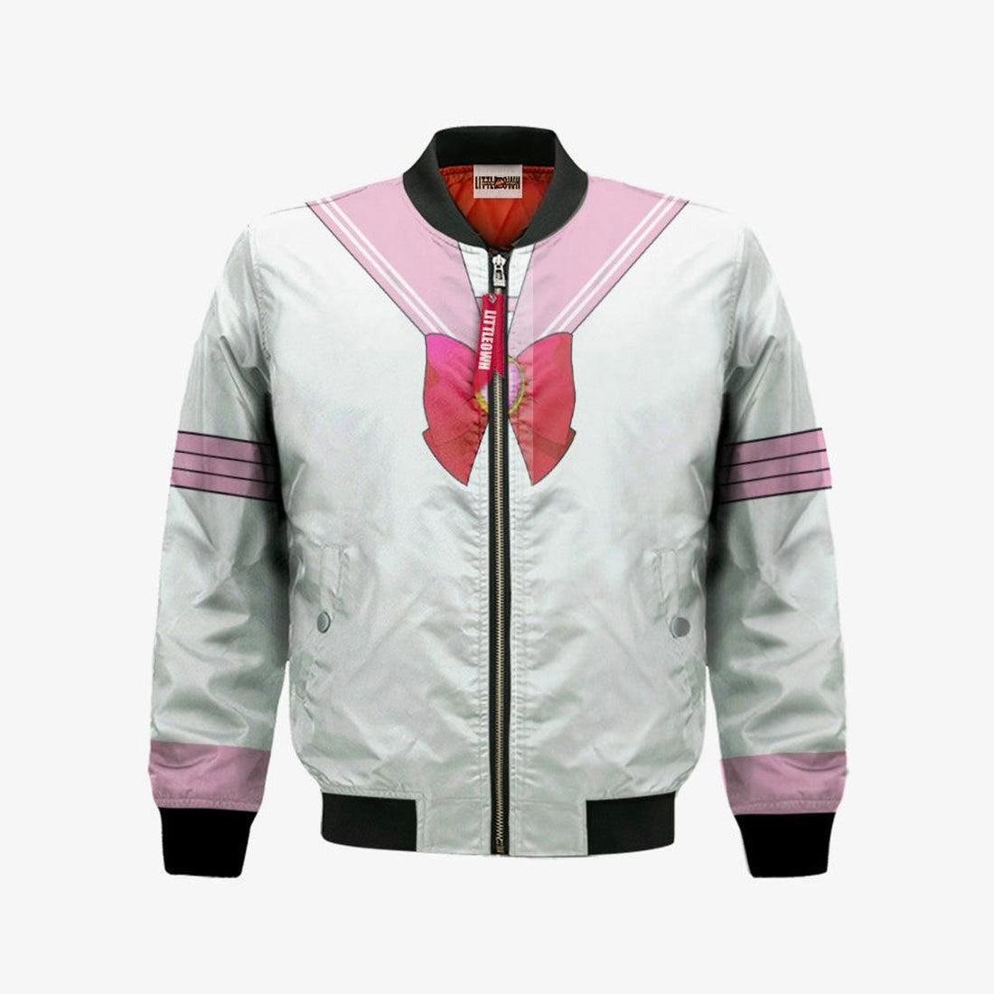 FUNSTUFFPRINT Sailor Chibi Moon Bomber Jacket Custom Sailor Moon Cosplay Costumes 3D Bomber Jacket