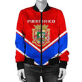 FUNSTUFFPRINT Saint Barthelemy Coat Of Arms Women Bomber Jacket Lucian Style 3D Bomber Jacket