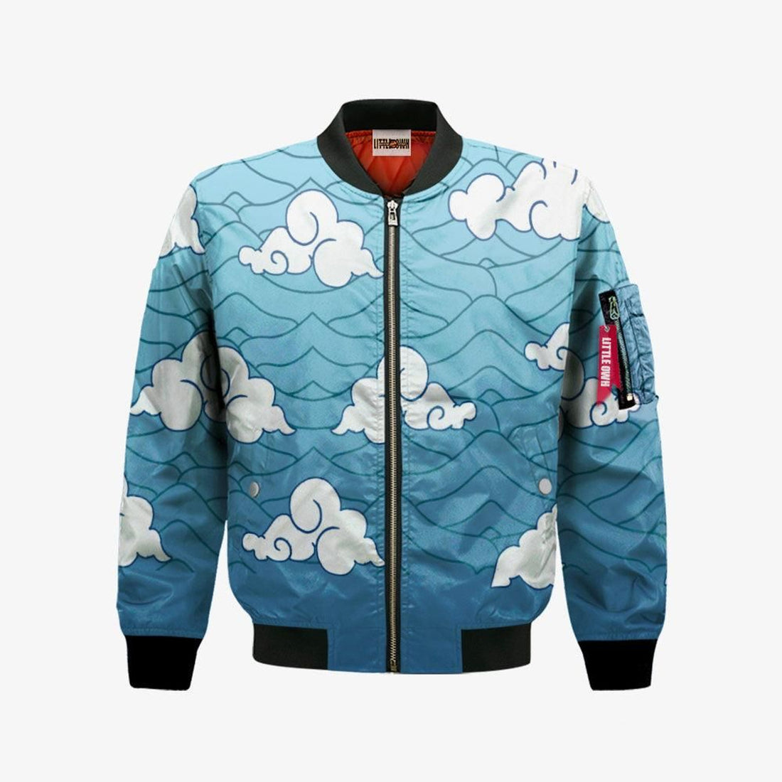 FUNSTUFFPRINT Sakonji Urokodaki Pattern Bomber Jacket Custom KNY Cosplay Costumes 3D Bomber Jacket