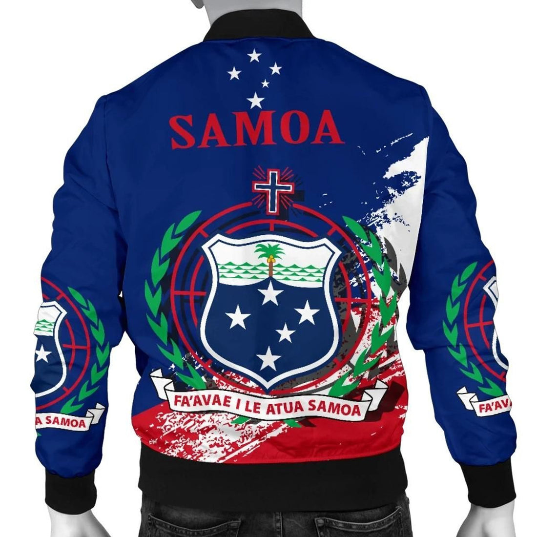 FUNSTUFFPRINT Samoa Special Men's 3D Bomber Jacket