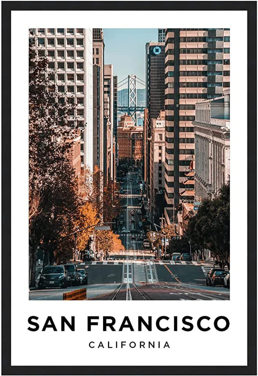 San Francisco California, San Francisco, San Francisco Poster Poster and Canvas