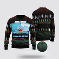 FUNSTUFFPRINT Santa Claus Surfing Ugly Christmas Sweater For Men And Women, Best Gift For Christmas, The Beautiful Winter Christmas Outfit Ugly Sweater