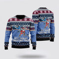 FUNSTUFFPRINT Santa Claus Sweater, Best Pucking Christmas Ever Jesus And Santa Claus Ugly Christmas Sweater, Santa Claus Outfit History Ugly  Sweater