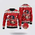 FUNSTUFFPRINT Santa Claus Sweater, Funny Dachshund Santa Claus Christmas Ugly Christmas Sweater, Santa Claus Outfit History Ugly  Sweater