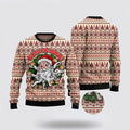 FUNSTUFFPRINT Santa Claus Sweater, Funny Santa Claus Release the Kringle Ugly Christmas Sweater, Santa Claus Outfit History Ugly  Sweater