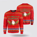 FUNSTUFFPRINT Santa Claus Sweater, Santa Clause Christmas Ugly Sweater, Mele Kalikimaka Ugly Sweater, Santa Claus Outfit History Ugly Sweater