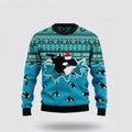 FUNSTUFFPRINT Santa Claus Sweater, Whale Santa Claus Ugly Christmas Sweater, Santa Claus Outfit History Ugly  Sweater