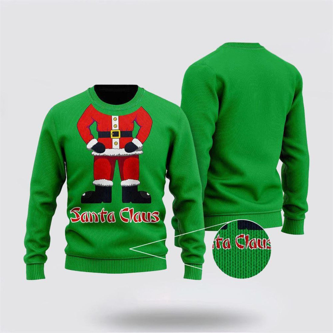 FUNSTUFFPRINT Santa Claus Ugly Christmas Sweater – Christmas Gifts For Frends Ugly  Sweater