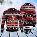 FUNSTUFFPRINT Santassic Park Ugly Christmas Sweater, Christmas Sweater, Ugly Sweater, Funny Xmas Sweaters Ugly Sweater