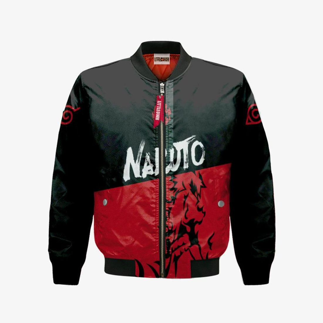 FUNSTUFFPRINT Sasuke Uchiha Bomber Jacket Nrt Clan Cosplay 3D Bomber Jacket