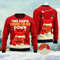FUNSTUFFPRINT Satan Claus Ugly Christmas Sweater, Christmas Sweater, Ugly Sweater, Funny Xmas Sweaters Ugly Sweater