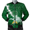 FUNSTUFFPRINT Saudi Arabia Christmas Coat Of Arms Men Bomber Jacket Style 3D Bomber Jacket