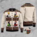 FUNSTUFFPRINT Scottish Terriers Xmas Ugly Christmas Sweater, Christmas Sweater, Ugly Sweater, Funny Xmas Sweaters Ugly Sweater