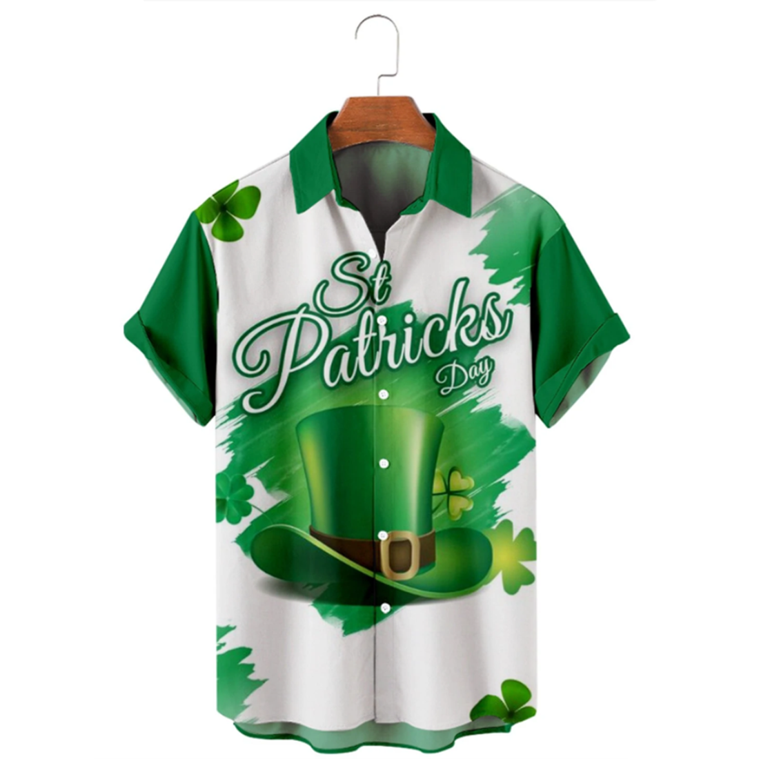 St. Patrick's Hawaiian Shirt, Irish Hawaiian Shirt