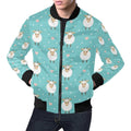 FUNSTUFFPRINT Sheep Goat Pattern Print Mens 3D Bomber Jacket