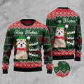 FUNSTUFFPRINT Shih Tzu Woofmas Ugly Christmas Sweater, Christmas Sweater, Ugly Sweater, Funny Xmas Sweaters Ugly Sweater