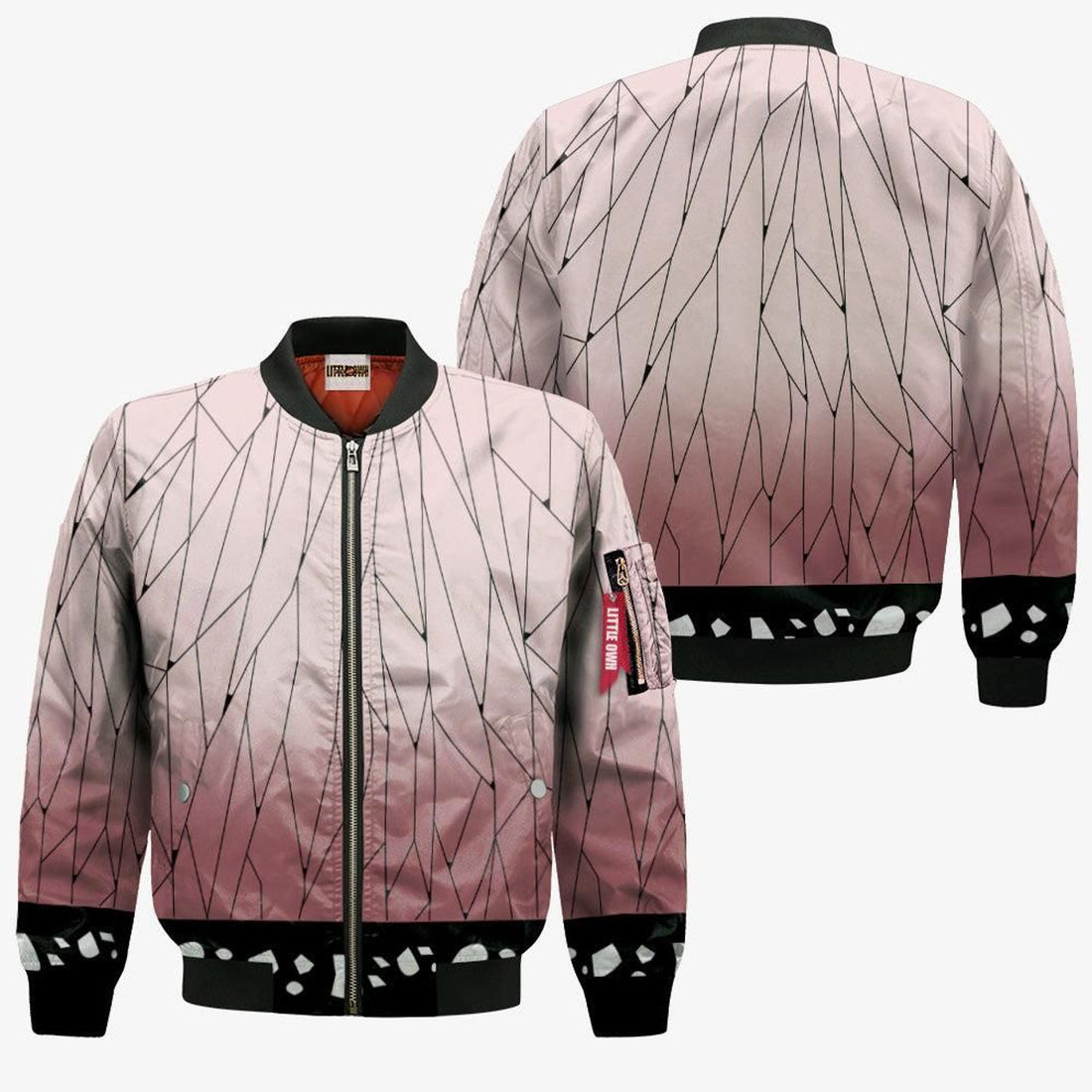 FUNSTUFFPRINT Shinobu Bomber Jacket KNY Cosplay 3D Bomber Jacket