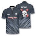 Custom Shooting Star Custom Bowling Jerseys for Men, Uniform Shirt for Bowling Team, Bowling Lover