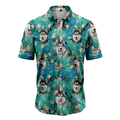 Siberian Husky Tropical Hawaii Shirt, Summer gift, Hawaiian Shirts for Men and Women Aloha Beach Shirt