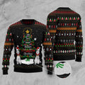 FUNSTUFFPRINT Siberian Husky Joy Love Peace Believe Merry Christmas Ugly Christmas Sweater, Dog Ugly Christmas Sweater, Ugly Dog Sweaters Ugly  Sweater