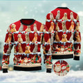 FUNSTUFFPRINT Siberian Husky Ugly Christmas Sweater, Dog Ugly Christmas Sweater, Ugly Dog Sweaters Ugly  Sweater