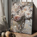 Simply Blessed, Butterfly Flower, Poster Decor, Flower Lover Poster and Canvas