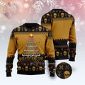 FUNSTUFFPRINT Skull Very Scary Xmas Ugly Christmas Sweater, Christmas Sweater, Ugly Sweater, Funny Xmas Sweaters Ugly Sweater