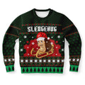 FUNSTUFFPRINT Sledgehog Ugly Christmas Sweater, Christmas Sweater, Ugly Sweater, Funny Xmas Sweaters Ugly Sweater