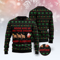 FUNSTUFFPRINT Sloth Keep Sleeping Ugly Christmas Sweater, Christmas Sweater, Ugly Sweater, Funny Xmas Sweaters Ugly Sweater