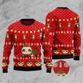 FUNSTUFFPRINT Sloth Lover Ugly Christmas Sweater, Christmas Sweater, Ugly Sweater, Funny Xmas Sweaters Ugly Sweater