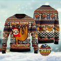 FUNSTUFFPRINT Sloth Slow Down Its Christmas Ugly Christmas Sweater, Christmas Sweater, Ugly Sweater, Funny Xmas Sweaters Ugly Sweater