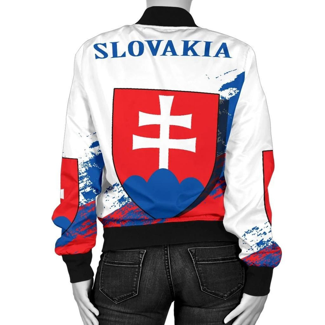 FUNSTUFFPRINT Slovakia Special Women's 3D Bomber Jacket