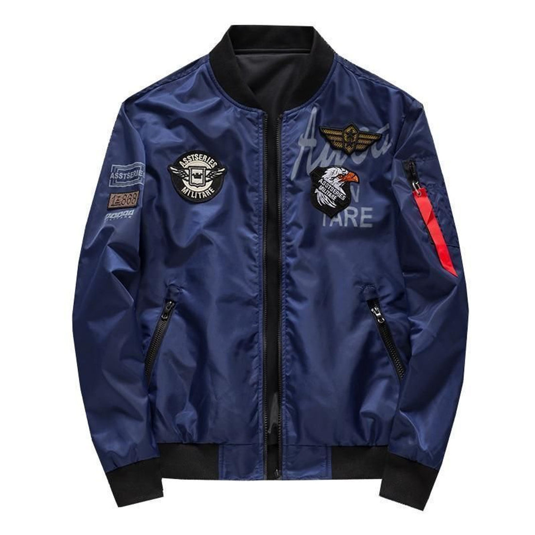 FUNSTUFFPRINT Snowstorm Pilot 3D Bomber Jacket