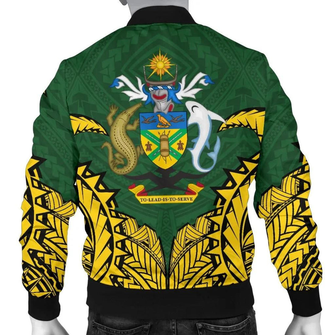 FUNSTUFFPRINT Solomon Islands Premium Men's 3D Bomber Jacket