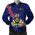 FUNSTUFFPRINT South Australia Christmas Coat Of Arms Men Bomber Jacket Style 3D Bomber Jacket