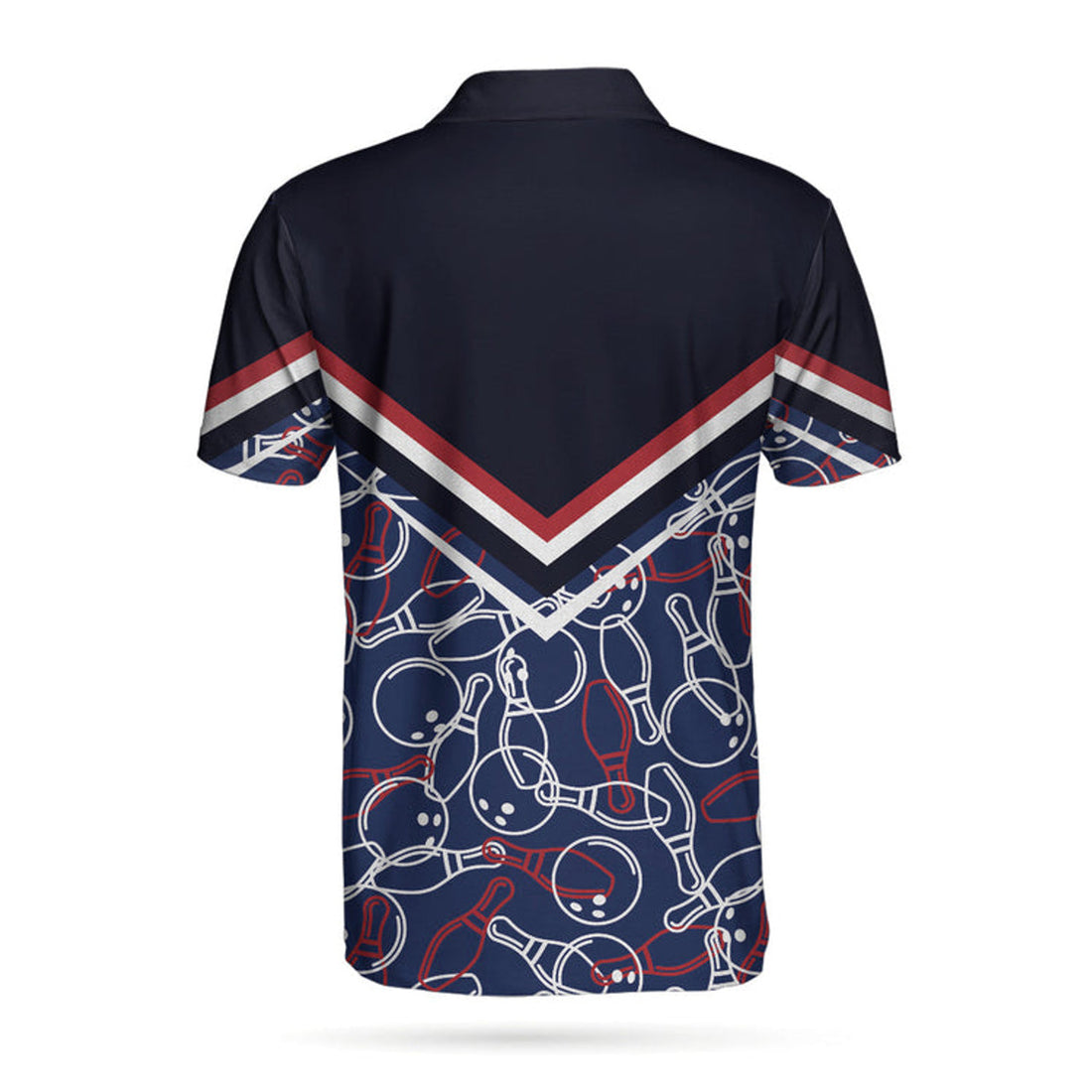 Spare Me Bowling Short Sleeve Polo Shirt, Bowling Ball And Pin Pattern Polo Shirt, Best Bowling Shirt For Men
