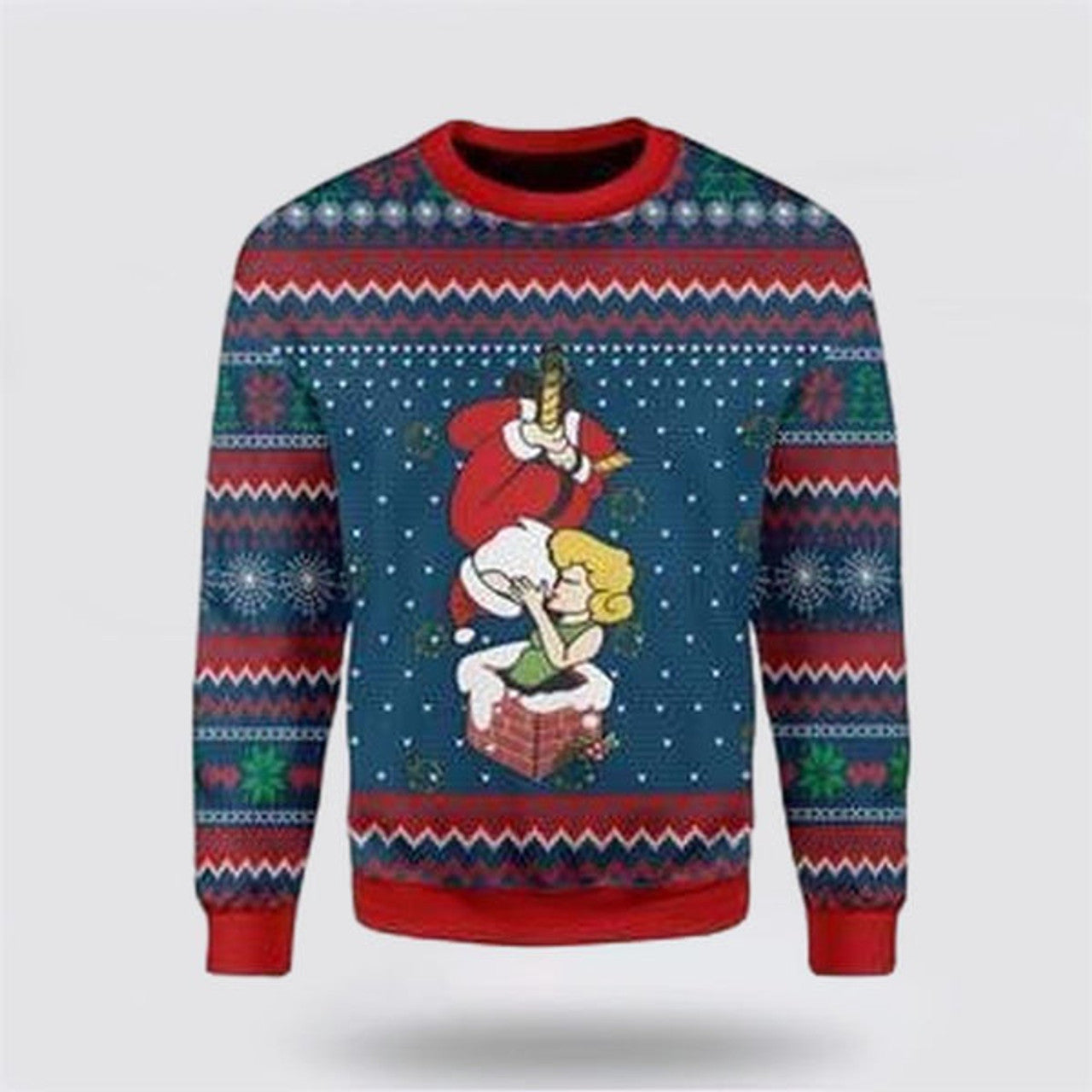 FUNSTUFFPRINT Spider Santa Claus Ugly Christmas Sweater For Men And Women, Best Gift For Christmas, The Beautiful Winter Christmas Outfit Ugly Sweater