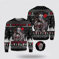 FUNSTUFFPRINT Sugar Skull Ugly Christmas Sweater From First Kiss to Last Breath – Christmas Gifts For Frends Ugly  Sweater