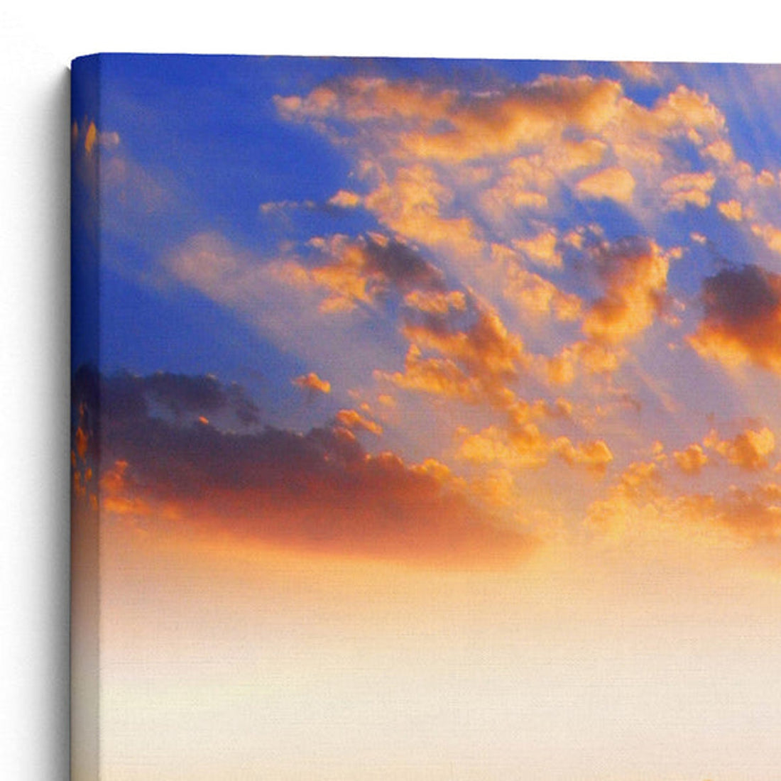 Sunset In Jerusalem View From The Mount Of Olives Canvas Wall Art - Large Gallery Wrapped Canvas Art
