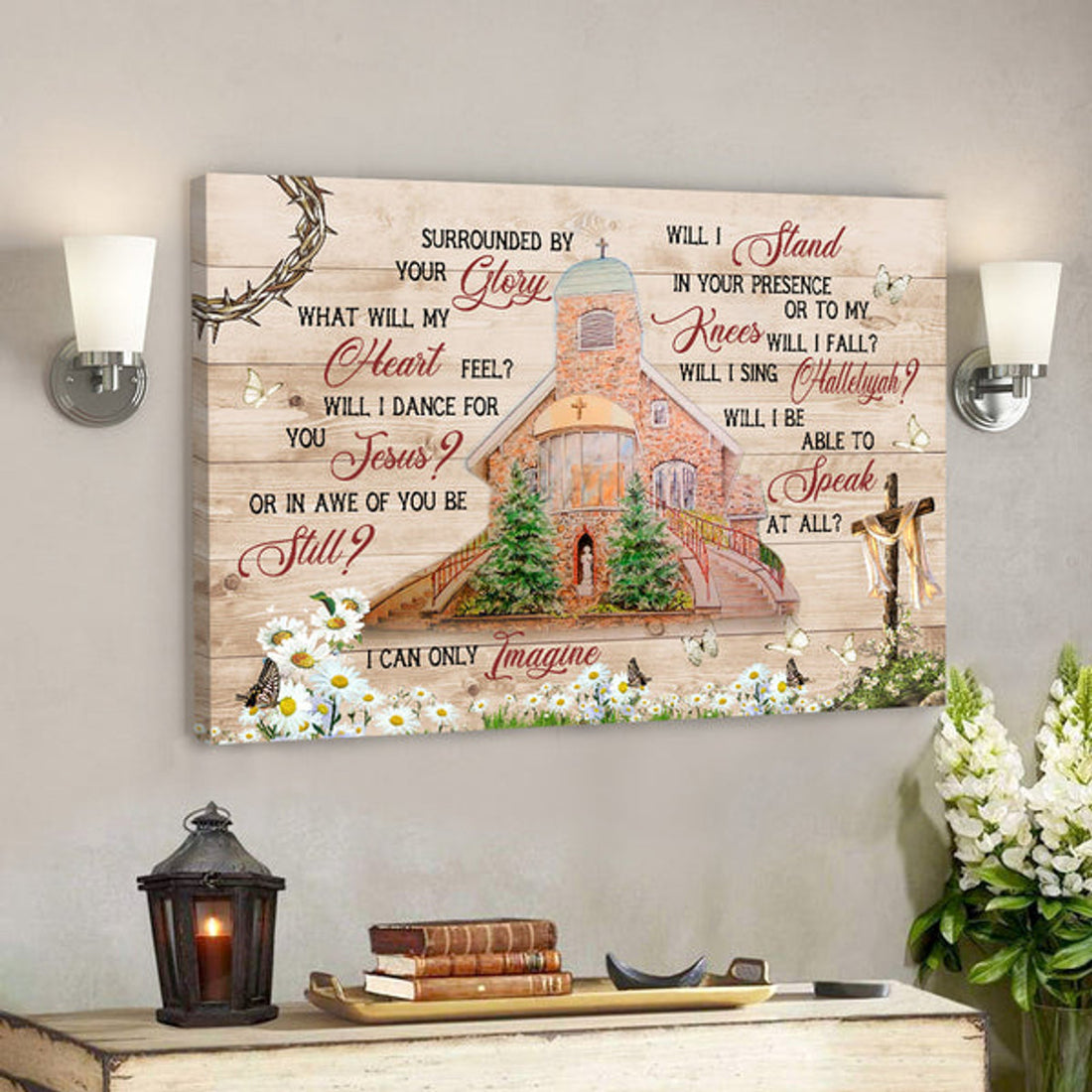 I Can Only Imagine - Church - Jesus Pictures - Christian Canvas Prints - Faith Canvas 