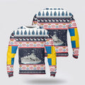 FUNSTUFFPRINT Swedish Navy HMS Alvsnabben (M01) Christmas Sweater 3D – Unique Christmas Sweater Gift For Military Personnel Ugly  Sweater