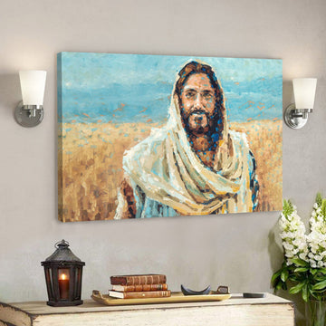 Sweet is the Peace Canvas - Religious Canvas Painting - Jesus Canvas Poster - Jesus Wall Art - Christian Canvas Prints - Christian Gift 