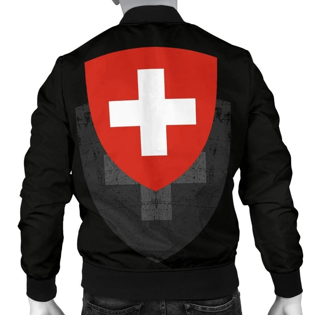 FUNSTUFFPRINT Switzerland Men's 3D Bomber Jacket