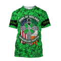 FUNSTUFFPRINT Happy St Patrick's Day Irish Shirt, Son Of Ireland Shenanigans Chapter, Hoodie T-Shirt T-Shirt for Men and Women 3D T-shirt
