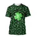 FUNSTUFFPRINT Shenanigans Shamrock 3D Shirt, Matching St Patrick's Day Shirts, St Patrick's Day Shirt, Irish Shirt, Lucky Shirt 3D T-shirt